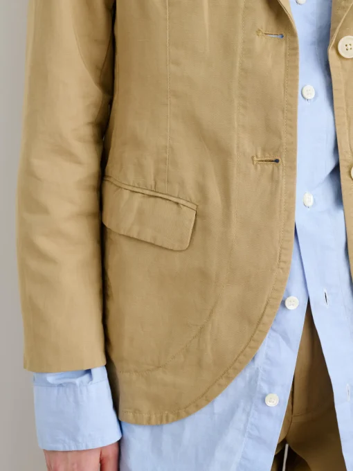 Boy Blazer In Cotton Linen