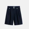 Drill Shorts In Linen