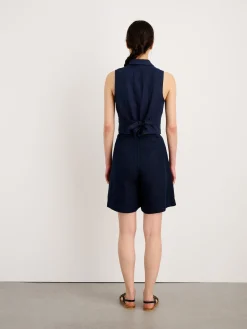 Drill Shorts In Linen