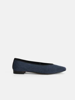 Juliet Italian Flat In Washed Canvas