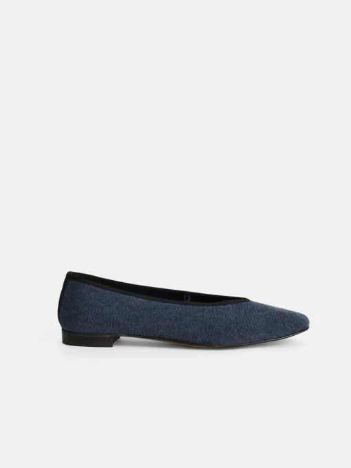 Juliet Italian Flat In Washed Canvas