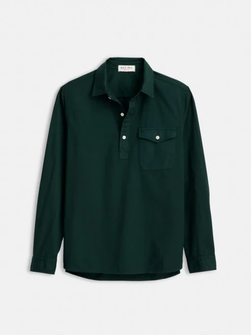 Popover Shirt In Cotton Twill