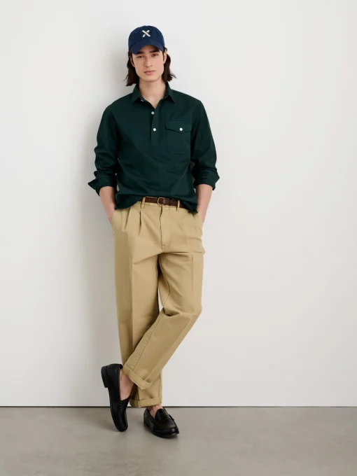 Popover Shirt In Cotton Twill