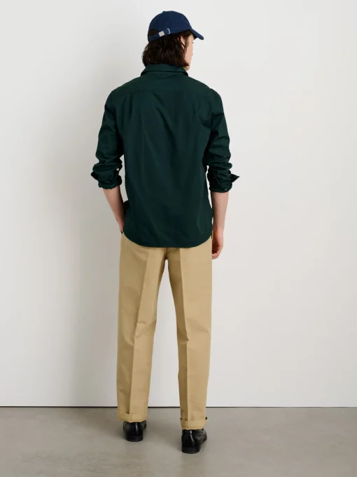 Popover Shirt In Cotton Twill