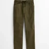 Pull-On Button Fly Pant
