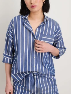 Rework Standard Shirt In Wide Stripe