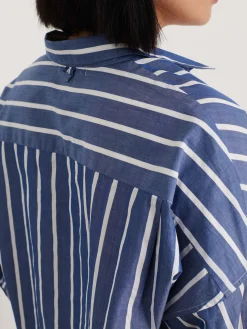 Rework Standard Shirt In Wide Stripe