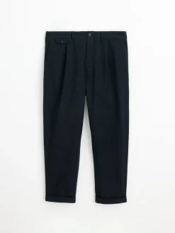 Standard Pleated Pant In Chino (Long Inseam)