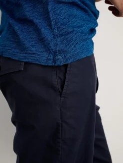 Standard Tee In Indigo Slub Cotton