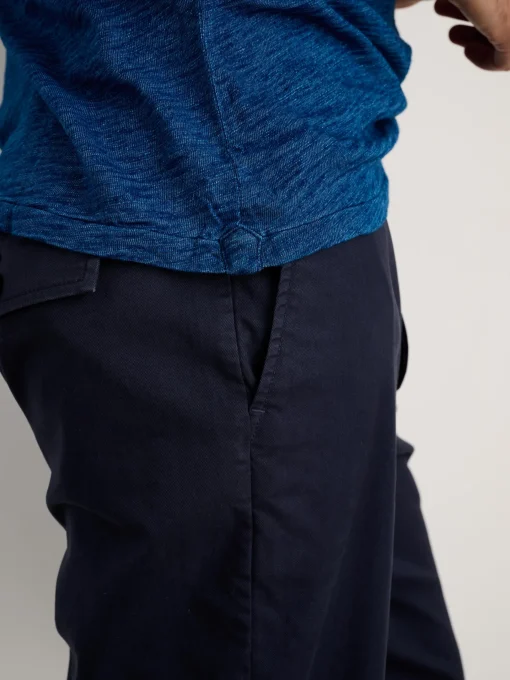 Standard Tee In Indigo Slub Cotton