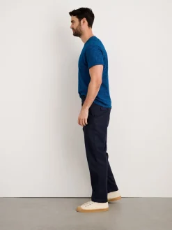 Standard Tee In Indigo Slub Cotton