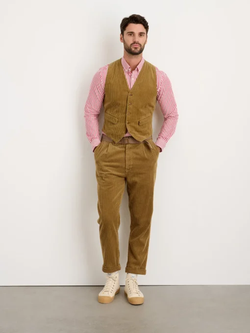 Vest In Rugged Corduroy